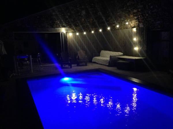 Piscine de nuit